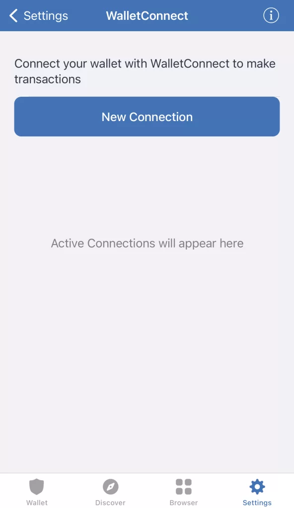 Click on the button that says new connection
