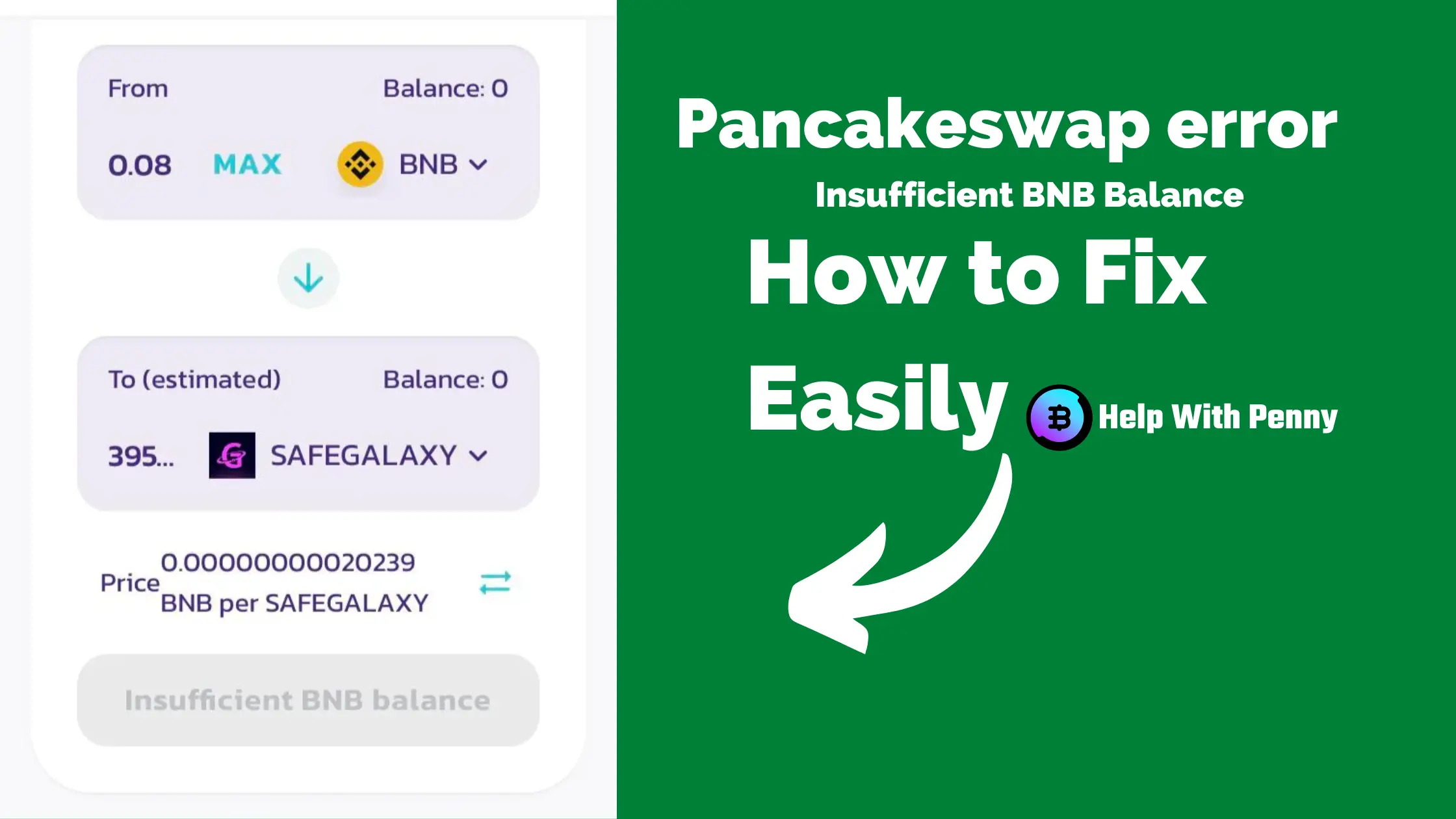 How To Fix Insufficient Balance On PancakeSwap