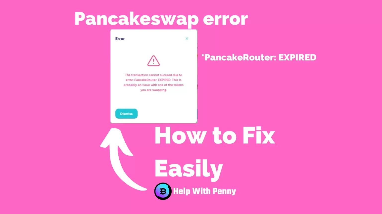 How to fix “PancakeRouter: EXPIRED” on PancakeSwap How to fix the PancakeRouter Expired error on PancakeSwap