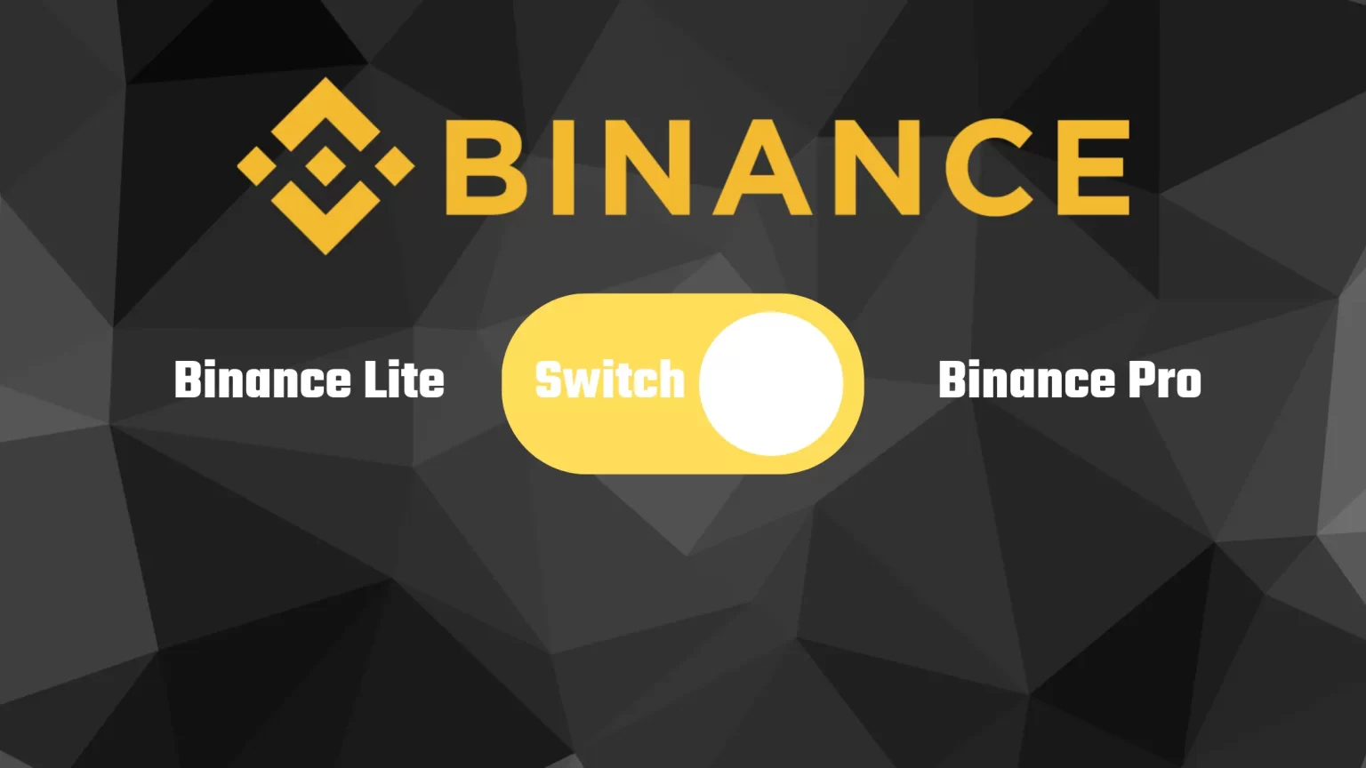 How to Easily Switch Between Binance Pro and Binance Lite How to Switch Between Binance Pro and Binance Lite