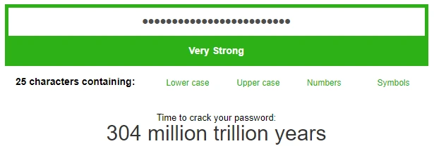 Pick a strong password to store your seed phrase