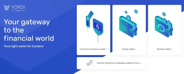 Create new Yoroi wallet