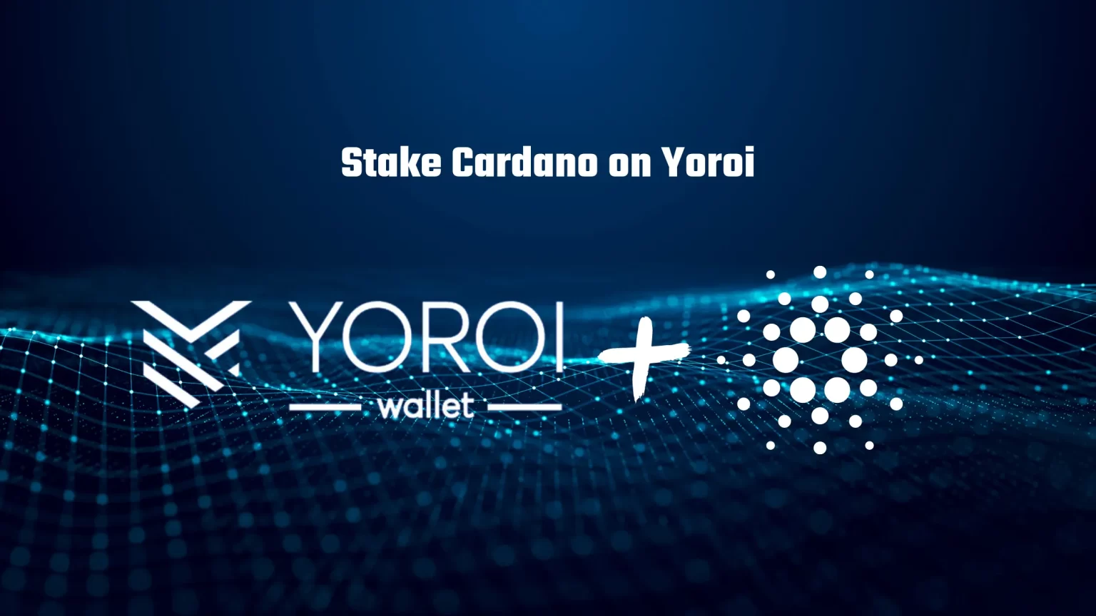 How to Stake Cardano (ADA) on Yoroi Wallet How to stake cardano ada on yoroi