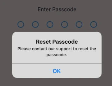 Reset crypto com passcode by contacting support