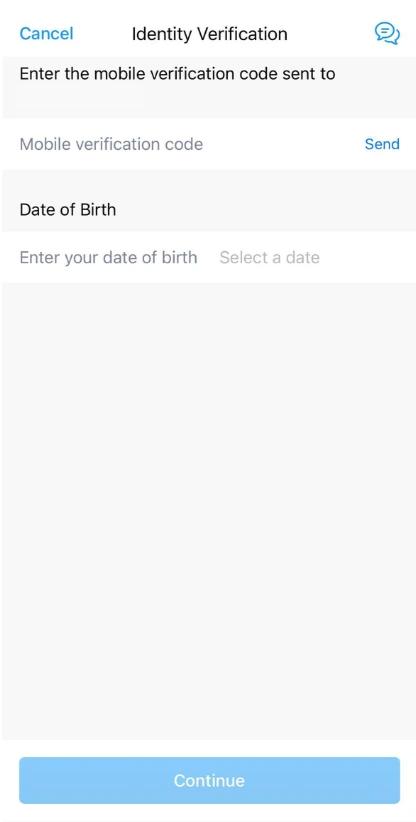 Verify your date of birth to reset crypto com passcode