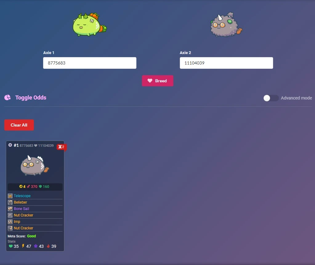Axie infinity is breeding profitable by simulating it